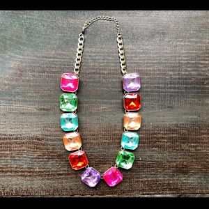 Vibrant statement necklace